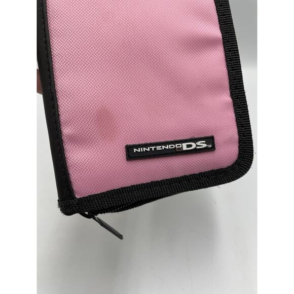 Nintendo DS Official OEM Pink Zippered Carrying Case with Video Game Storage - Picture 3 of 6